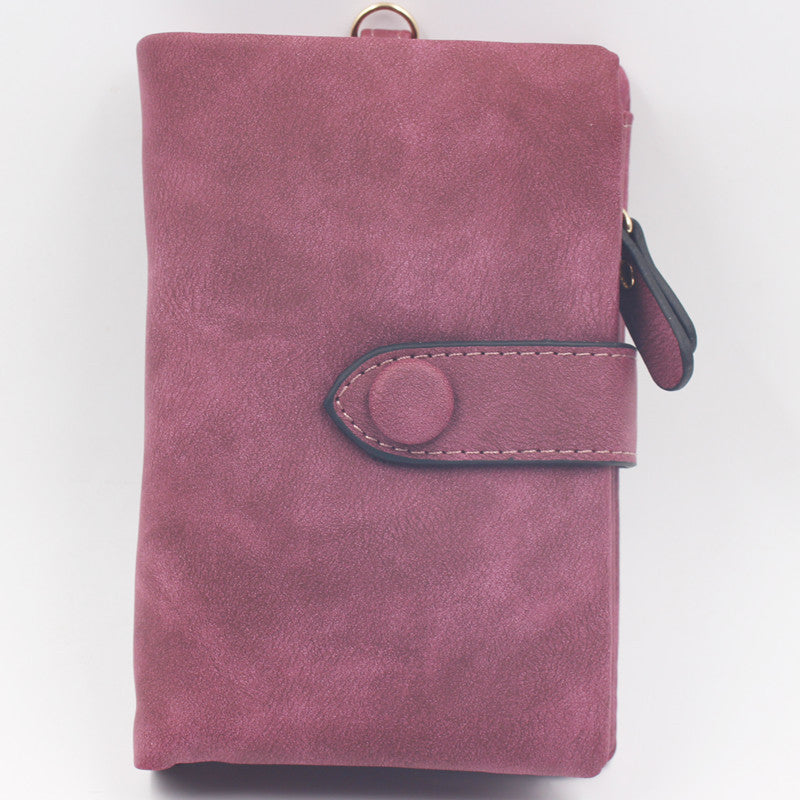 Wholesale PU Short Multi Card Ladies Wallet